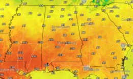 莫比尔的气温达到106华氏度，创历史新高