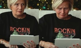 儿子送给她的礼物使她哭了她已故的丈夫给她送来了圣诞祝福