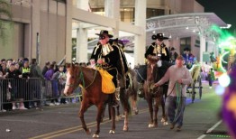 马兽医在狂欢节期间为莫比尔的马治疗提供支持和建议